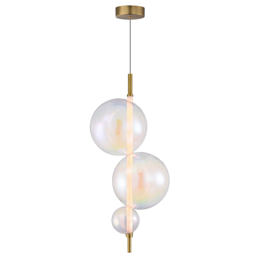 Dreamer LED Pendant Natural Aged Brass
