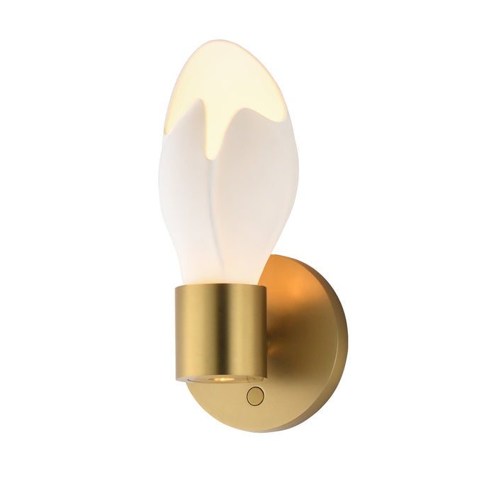 Studio M - SM30140WTNAB - LED Wall Sconce - Burgeon - Natural Aged Brass