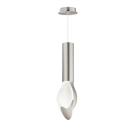 Burgeon LED Pendant Satin Nickel