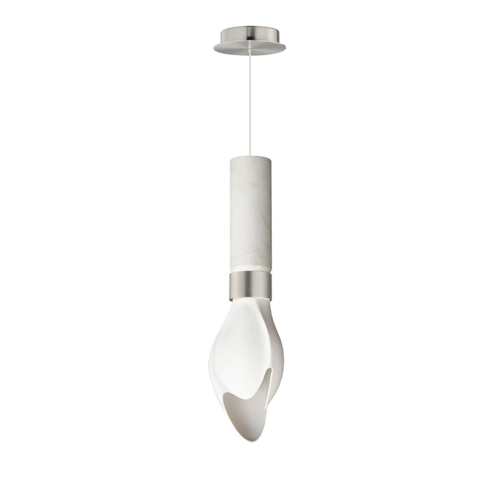 Studio M - SM30141WTWCMSN - LED Pendant - Burgeon - Satin Nickel