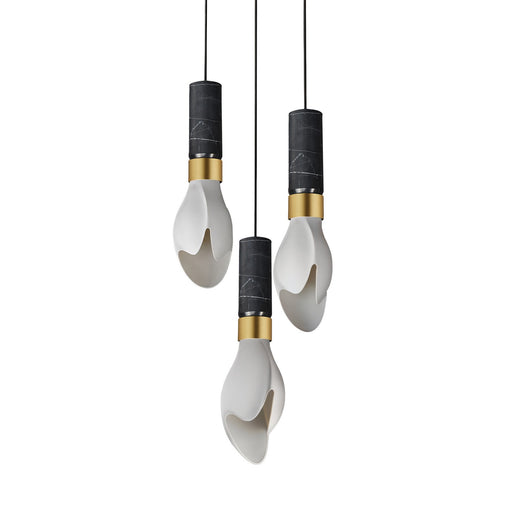 Burgeon LED Pendant Natural Aged Brass