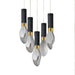 Studio M - SM30145WTBKMNAB - LED Pendant - Burgeon - Natural Aged Brass