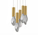 Studio M - SM30145WTNAB - LED Pendant - Burgeon - Natural Aged Brass