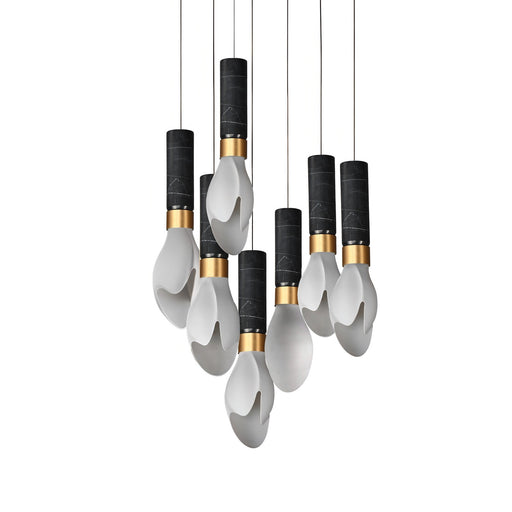 Burgeon LED Pendant Natural Aged Brass