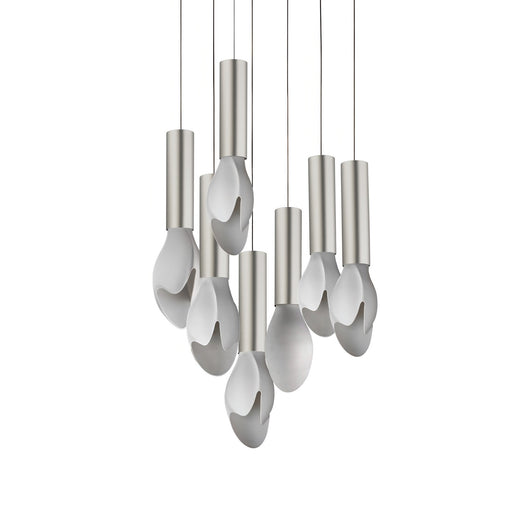 Burgeon LED Pendant Satin Nickel