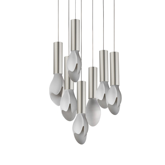 Studio M - SM30147WTSN - LED Pendant - Burgeon - Satin Nickel
