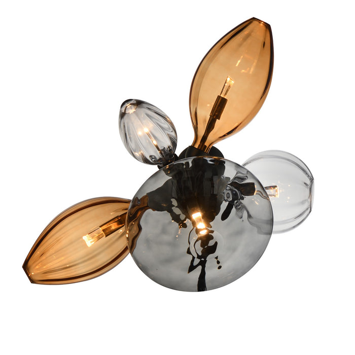 Studio M - SM49300EMSKBK - LED Wall Sconce - Ray Dance Cluster - Black