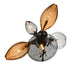 Studio M - SM49300EMSKBK - LED Wall Sconce - Ray Dance Cluster - Black