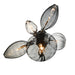 Studio M - SM49300MSCLBK - LED Wall Sconce - Ray Dance Cluster - Black