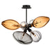 Studio M - SM49301EMSKBK - LED Pendant - Ray Dance Cluster - Black