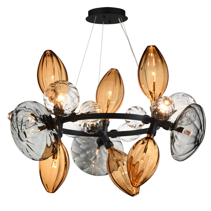 Studio M - SM49303EMSKBK - LED Pendant - Ray Dance Cluster - Black