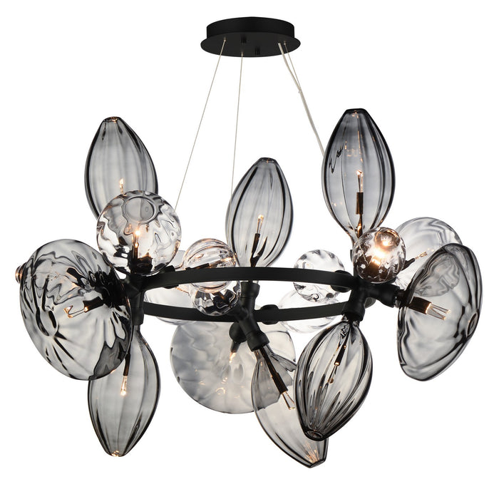 Studio M - SM49303MSCLBK - LED Pendant - Ray Dance Cluster - Black
