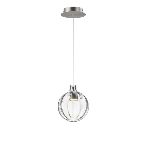 Ray Dance LED Pendant Brushed Aluminum