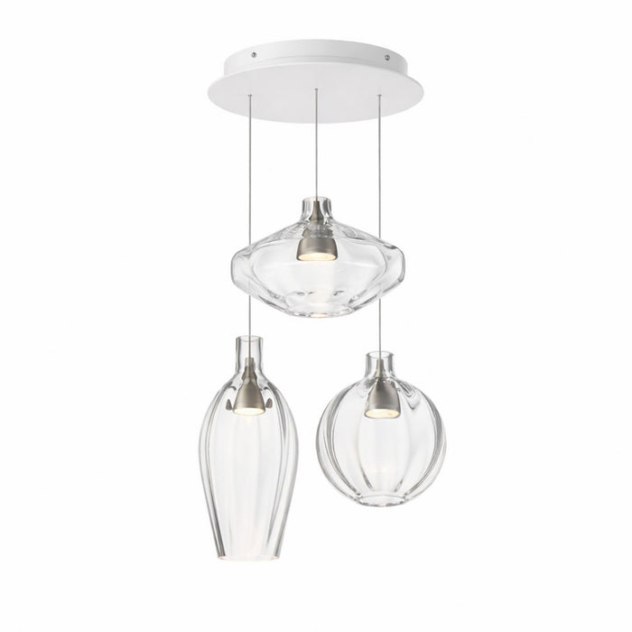 Studio M - SM49314CL - LED Pendant - Ray Dance - Brushed Aluminum