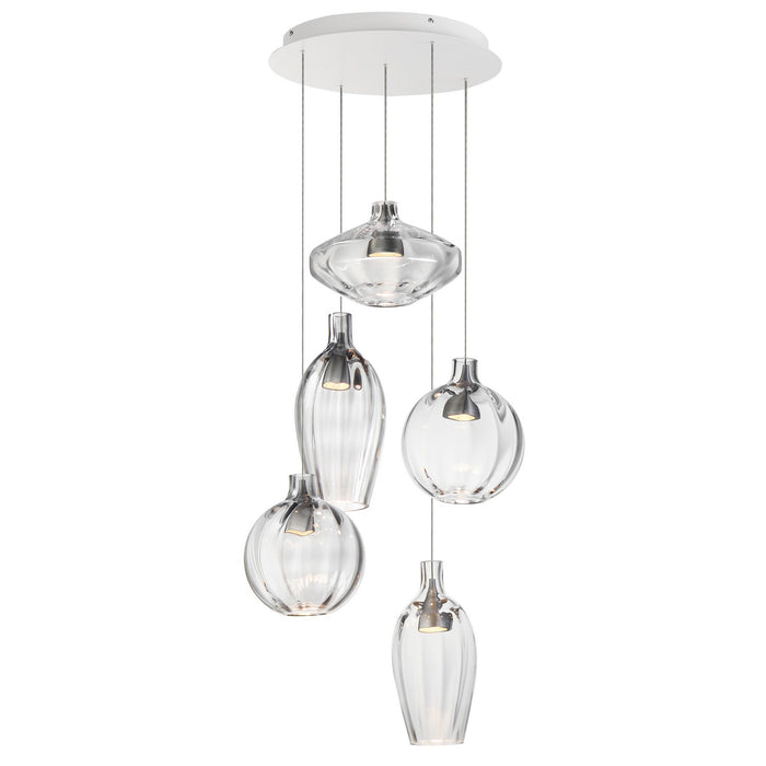 Studio M - SM49315CL - LED Pendant - Ray Dance - Brushed Aluminum