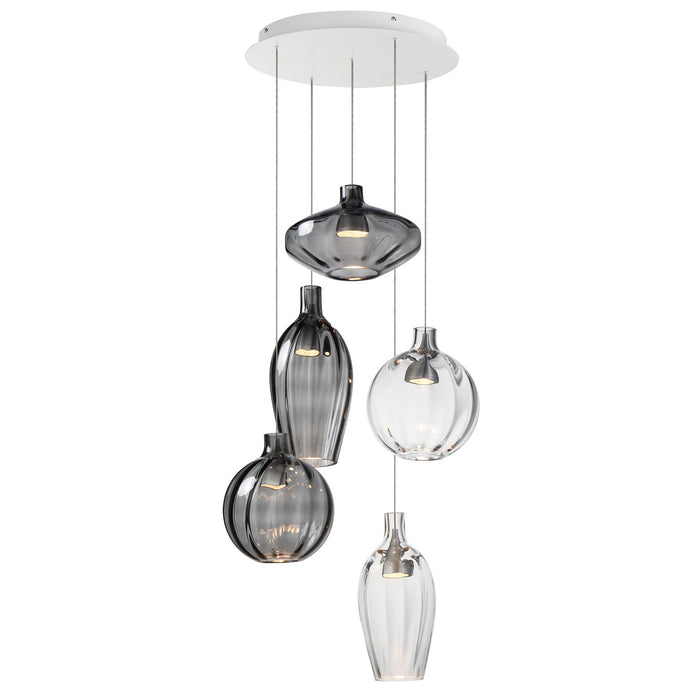 Studio M - SM49315MSCL - LED Pendant - Ray Dance - Brushed Aluminum