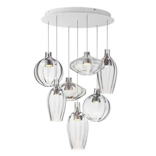 Ray Dance LED Pendant Brushed Aluminum