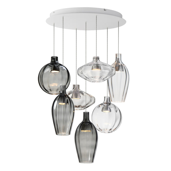 Studio M - SM49317MSCL - LED Pendant - Ray Dance - Brushed Aluminum