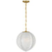 Visual Comfort Signature - ARN 5025HAB-WSG - LED Pendant - Rae - Hand-Rubbed Antique Brass