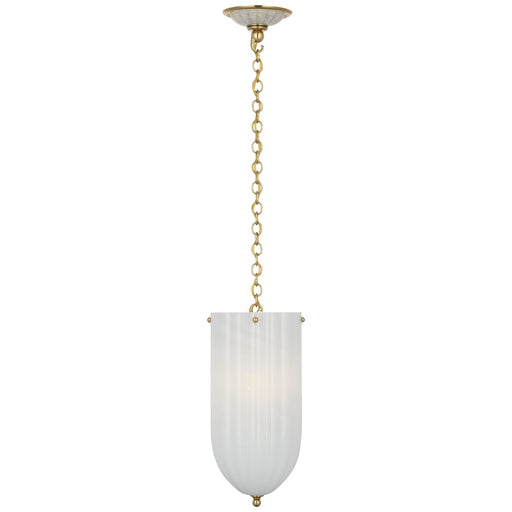 Visual Comfort Signature - ARN 5016HAB-WSG - LED Pendant - Rosehill - Hand-Rubbed Antique Brass