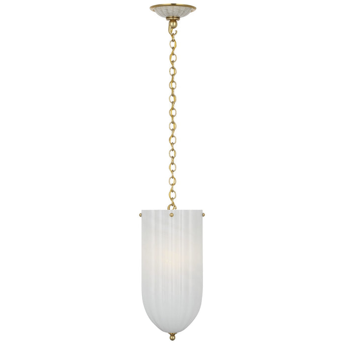 Visual Comfort Signature - ARN 5016HAB-WSG - LED Pendant - Rosehill - Hand-Rubbed Antique Brass