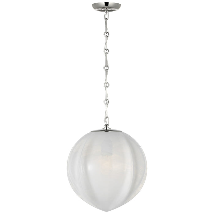 Visual Comfort Signature - ARN 5025PN-WSG - LED Pendant - Rae - Polished Nickel