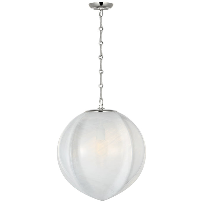 Visual Comfort Signature - ARN 5026PN-WSG - LED Pendant - Rae - Polished Nickel