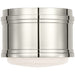 Visual Comfort Signature - CHC 4061PN-WG - LED Flush Mount - Marden - Polished Nickel