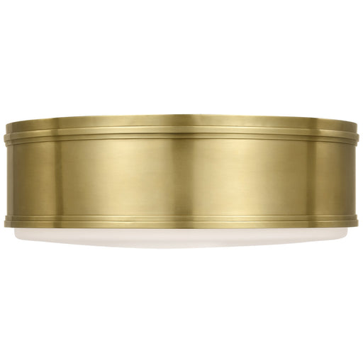 Marden LED Flush Mount Antique-Burnished Brass