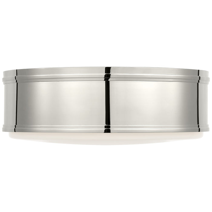 Visual Comfort Signature - CHC 4063PN-WG - LED Flush Mount - Marden - Polished Nickel