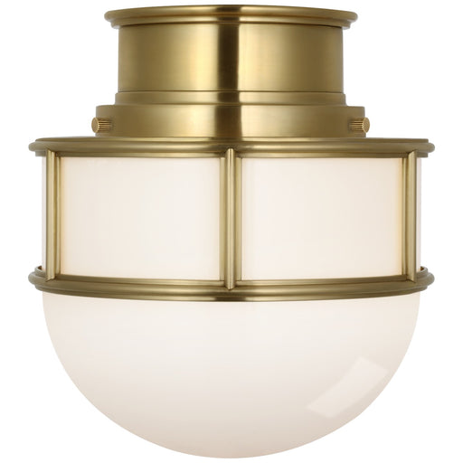 Martil LED Flush Mount Antique-Burnished Brass
