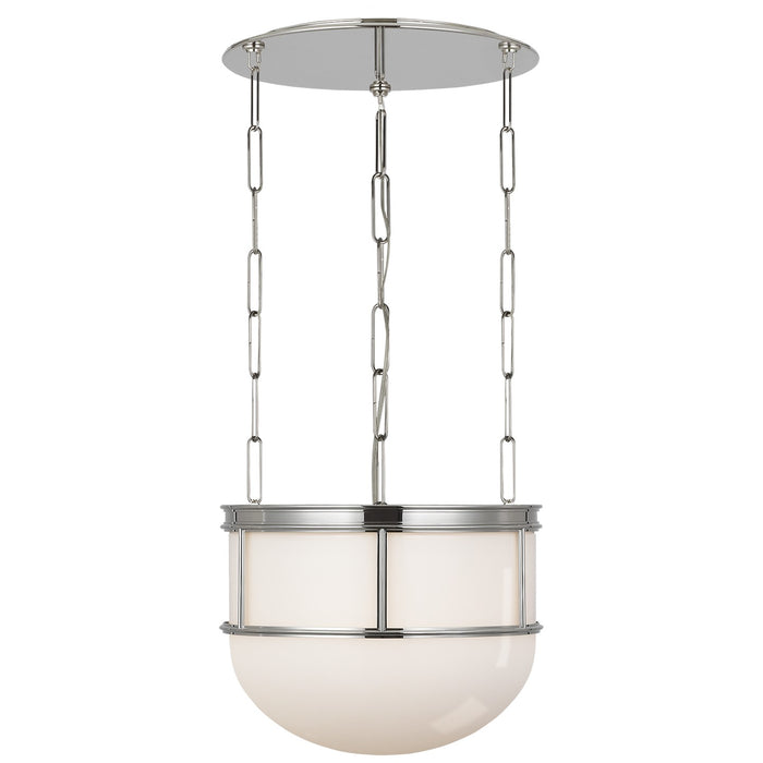 Visual Comfort Signature - CHC 5125PN-WG - LED Lantern - Martil - Polished Nickel with White Glass