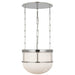 Visual Comfort Signature - CHC 5125PN-WG - LED Lantern - Martil - Polished Nickel with White Glass