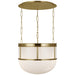 Visual Comfort Signature - CHC 5126AB-WG - LED Lantern - Martil - Antique-Burnished Brass with White Glass