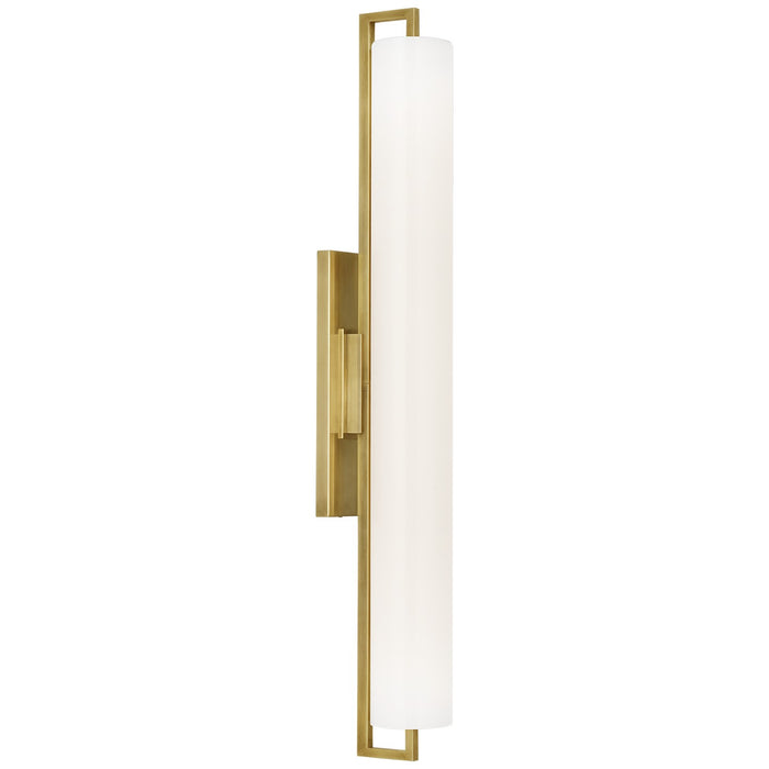 Visual Comfort Signature - IKF 2524HAB-WG - LED Bath Sconce - Bowen - Hand-Rubbed Antique Brass