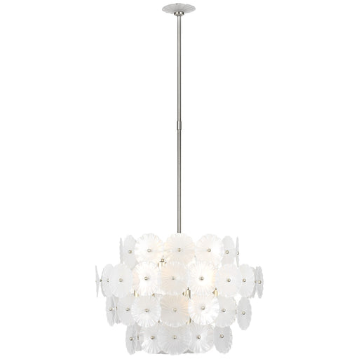 Visual Comfort Signature - JN 5035BSL-FG - LED Chandelier - Gianna - Burnished Silver Leaf