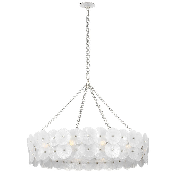 Visual Comfort Signature - JN 5037BSL-FG - LED Chandelier - Gianna - Burnished Silver Leaf