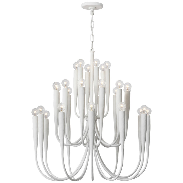 Visual Comfort Signature - JN 5073PW - LED Chandelier - Acadia - Plaster White