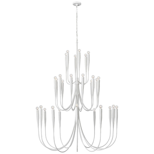 Visual Comfort Signature - JN 5074PW - LED Chandelier - Acadia - Plaster White