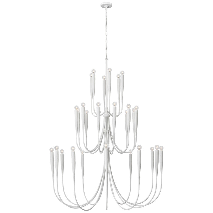 Visual Comfort Signature - JN 5074PW - LED Chandelier - Acadia - Plaster White
