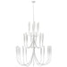 Visual Comfort Signature - JN 5074PW - LED Chandelier - Acadia - Plaster White