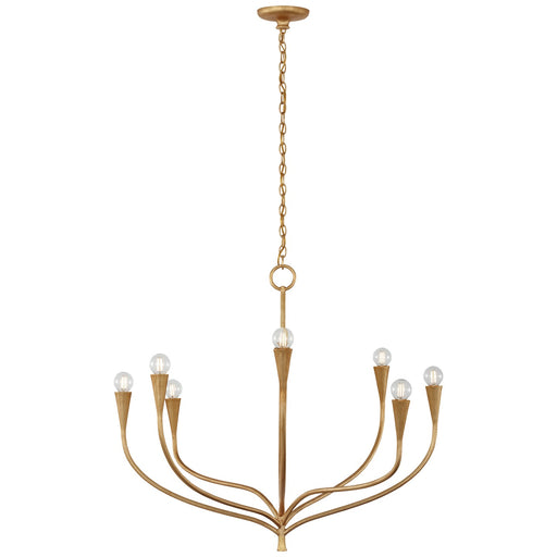 Visual Comfort Signature - JN 5185AGL - LED Chandelier - Marini - Antique Gold Leaf