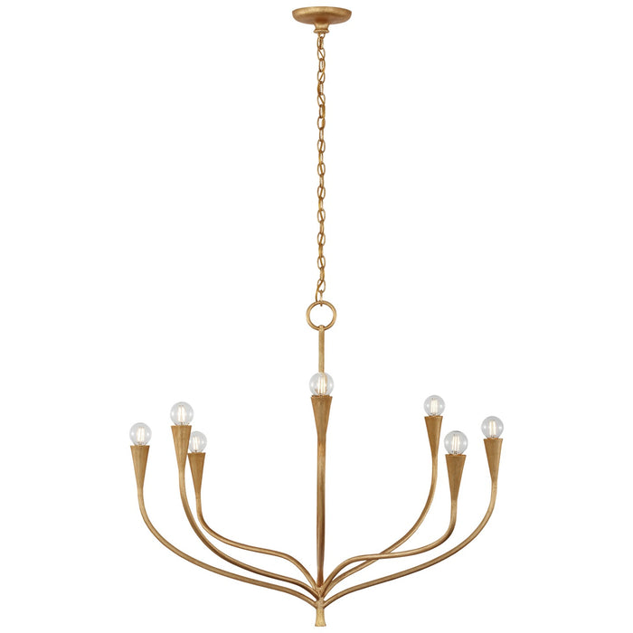 Visual Comfort Signature - JN 5185AGL - LED Chandelier - Marini - Antique Gold Leaf