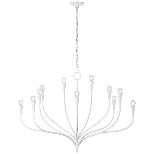 Marini LED Chandelier Plaster White