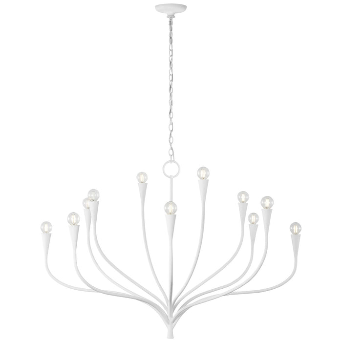 Visual Comfort Signature - JN 5187PW - LED Chandelier - Marini - Plaster White
