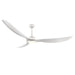 Millennium - 1087WLED-MWW-MWW - 72" Ceiling Fan - Wynleaf - Matte White
