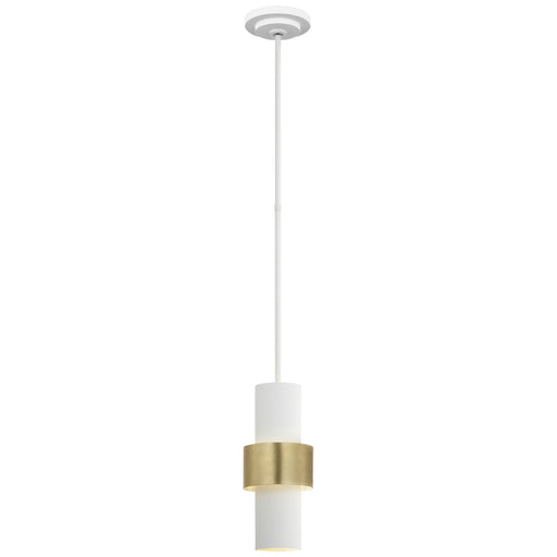 Visual Comfort Signature - JN 5328PW/G - LED Pendant - Chalmette - Plaster White and Gild