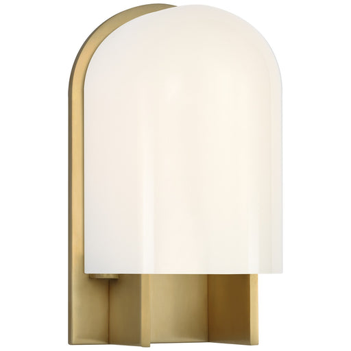 Trouve LED Wall Sconce Antique-Burnished Brass