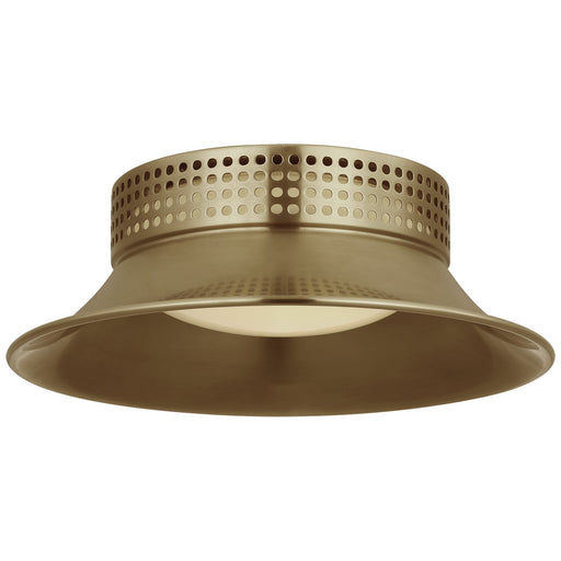 Precision LED Flush Mount Antique-Burnished Brass