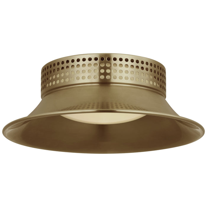 Visual Comfort Signature - KW 4054AB-WG - LED Flush Mount - Precision - Antique-Burnished Brass